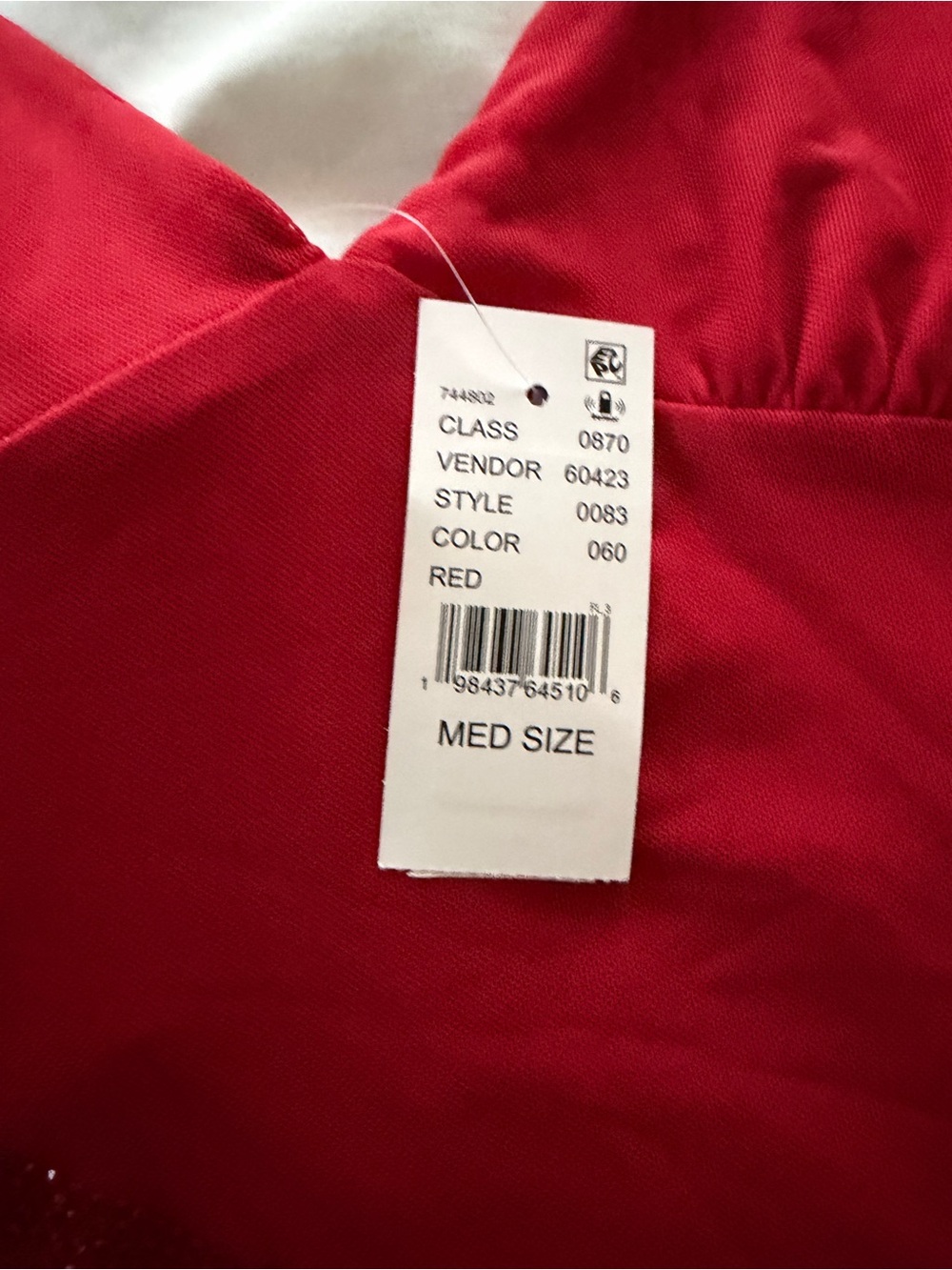 Pacsun Red Rhinestone Floral Slip Dress - Picture 3 of 6